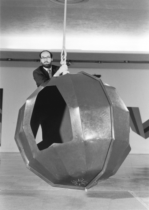 Michael de Courcy, Tony Emery at the Vancouver Art Gallery, 1969