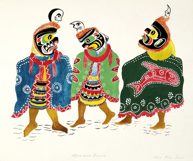 Chief Henry Speck, Moon Mask Dancers