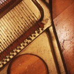 Detail of Al Neil's piano from "What is a Piano" a performance at the Western Front