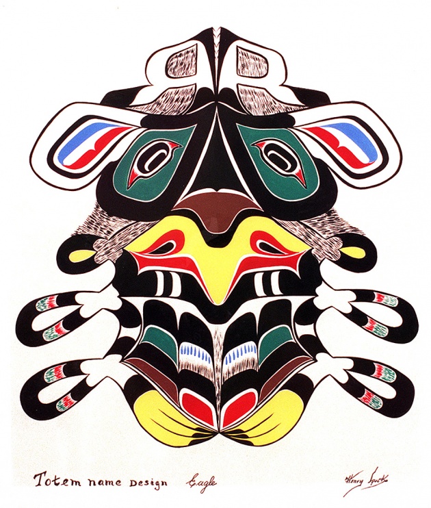 Chief Henry Speck, Totem name design: Eagle