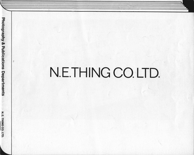 N.E. Thing Co. Ltd (cover)