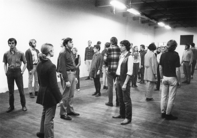 Michael de Courcy, Steve Paxton workshop at Intermedia, 1969