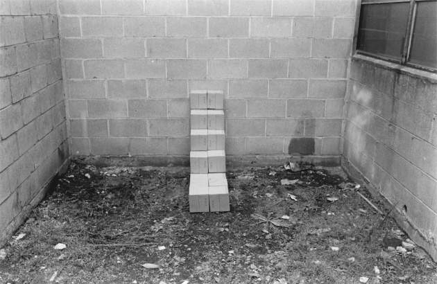 Michael de Courcy, Boxes under the Granville Street Bridge, 1969