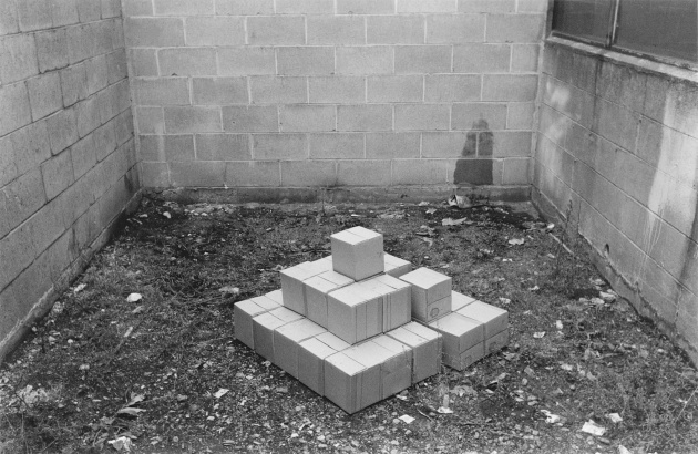Michael de Courcy, Boxes under the Granville Street Bridge, 1969