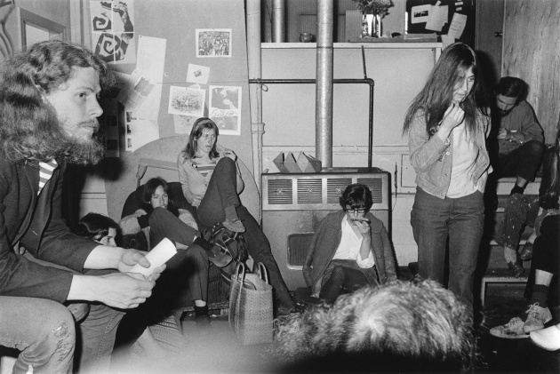 Dome Show meeting at Intermedia, Michael de Courcy, 1970