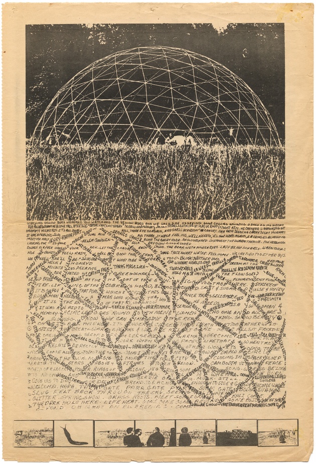 Dome Show Georgia Straight Insert, Gerry Gilbert, Michael de Courcy, 1970