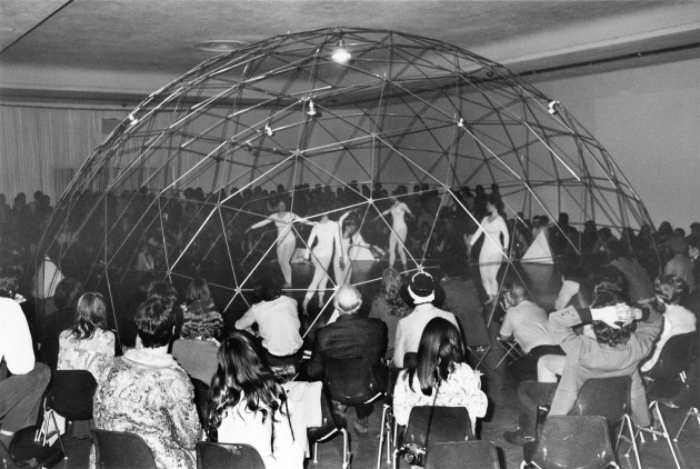 Michael de Courcy, "Dance Loops" at the Dome Show, 1970