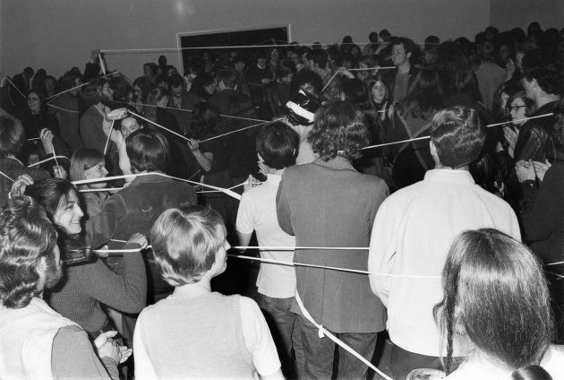 Michael de Courcy, "Dance Loops" at the Dome Show, 1970