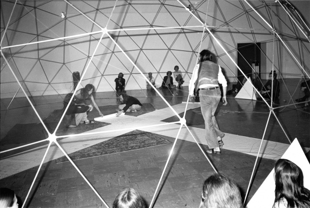 Michael de Courcy, Poetry Front "Casting an Oracle" at the Dome Show, 1970