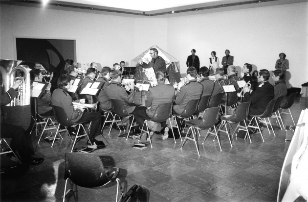 Michael de Courcy, The Salvation Army Band at the Dome Show, 1968