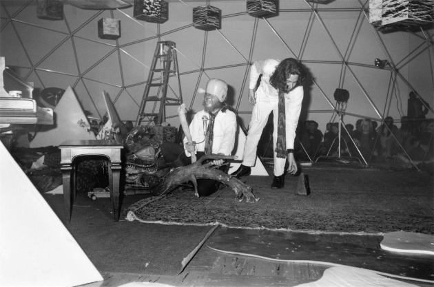 Michael de Courcy, Al Neil Trio performing at the Dome Show, 1970