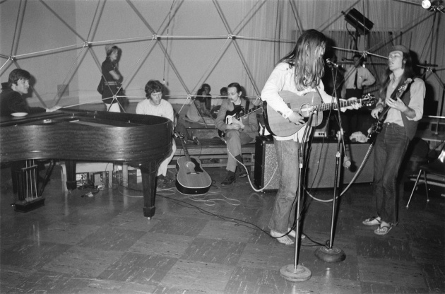 Michael de Courcy, Band playing at City Feast, 1970