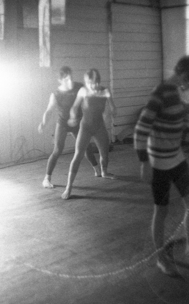 Jack Dale, WECO dancers at the Motion Studio, Judith Schwarz at right, 1966