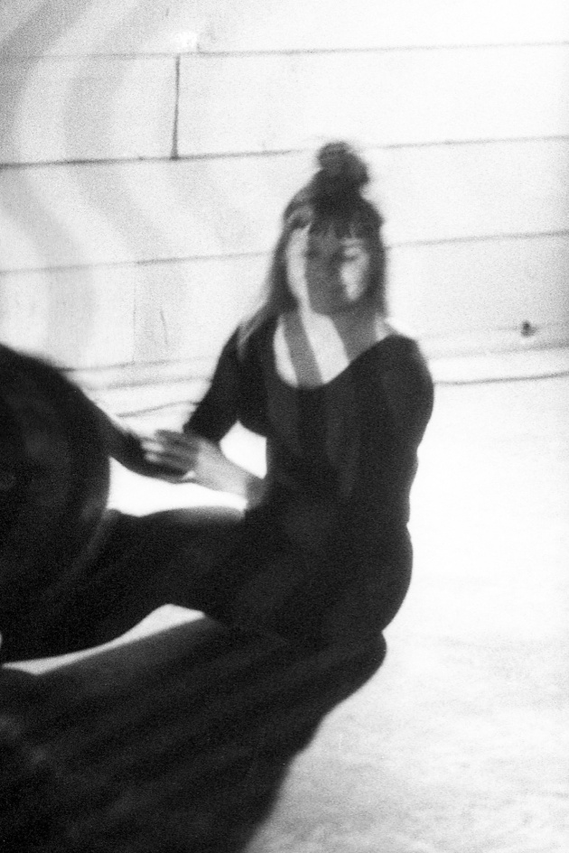 Jack Dale, WECO dancer Judith Schwarz at the Motion Studio, 1966