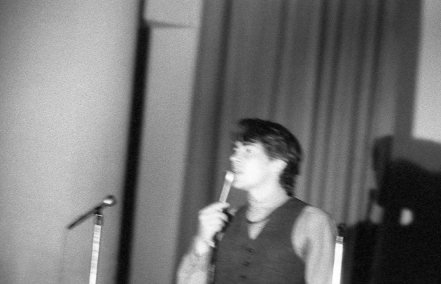 Jack Dale, Michael McClure reading at the Trips Festival, 1966