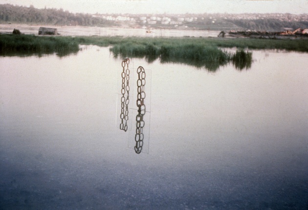 Tom Burrows, Untitled (documentation of Mud Flats sculpture), 1971