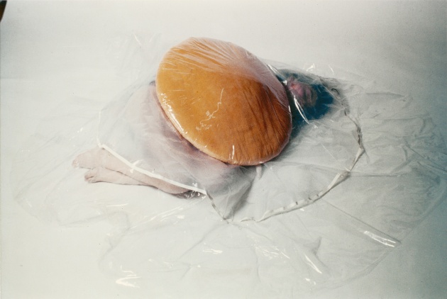 Carole Itter, Raw Egg Costume, c. 1974