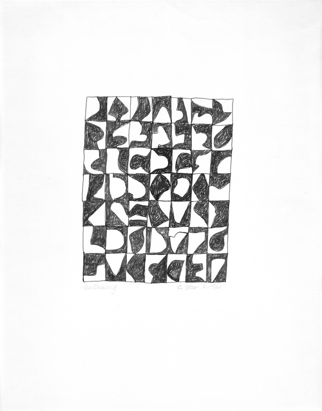 Carole Itter, Pen Drawing, c. 1961