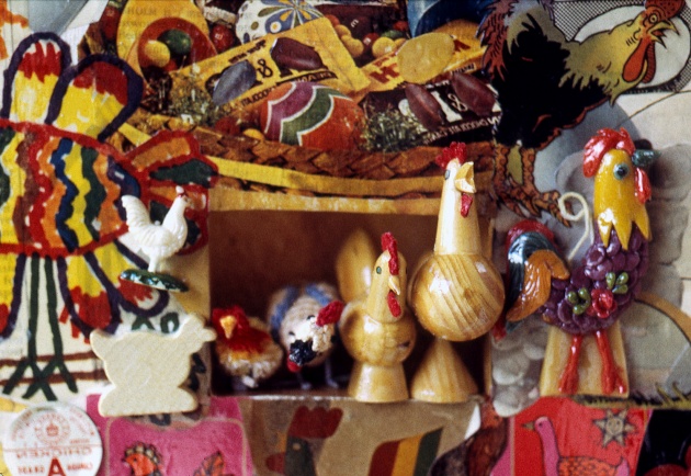 Carole Itter, Chicken Box (detail), 1974