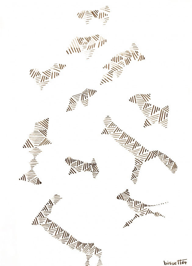 bill bissett, untitled, 1964