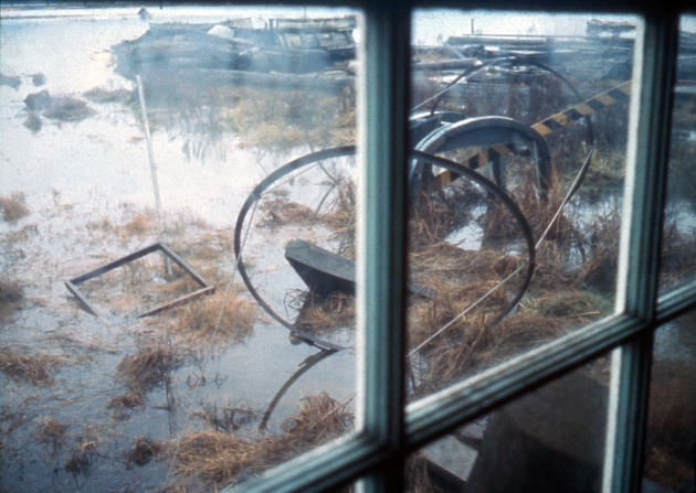 Tom Burrows, Untitled Sculpture installed in Maplewood Mud Flats, 1971