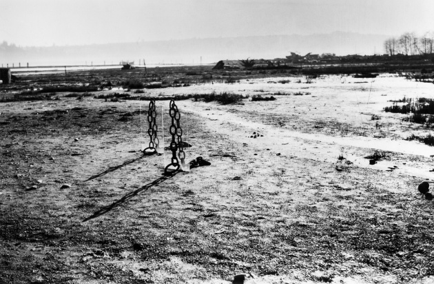 Tom Burrows, Untitled sculpture installed in Maplewood Mud Flats, 1971