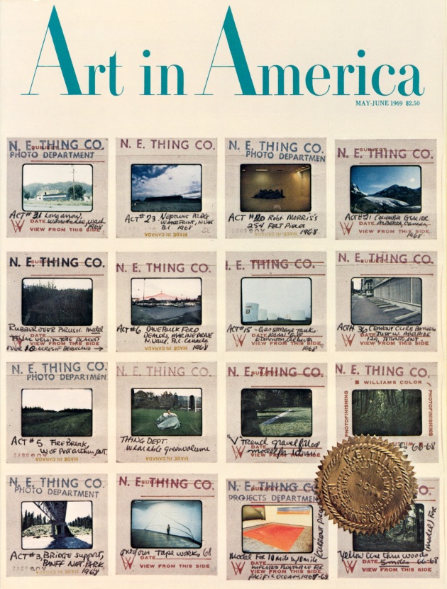 Art in America, May/June 1969 (cover), 1969