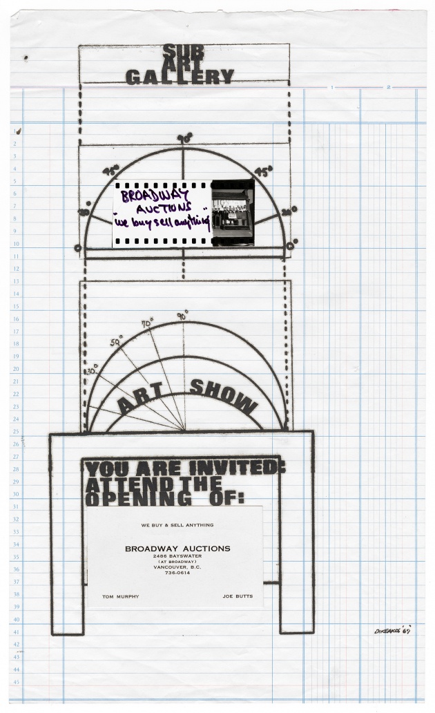 Christos Dikeakos, (Art Show) Broadway Auctions, 1969